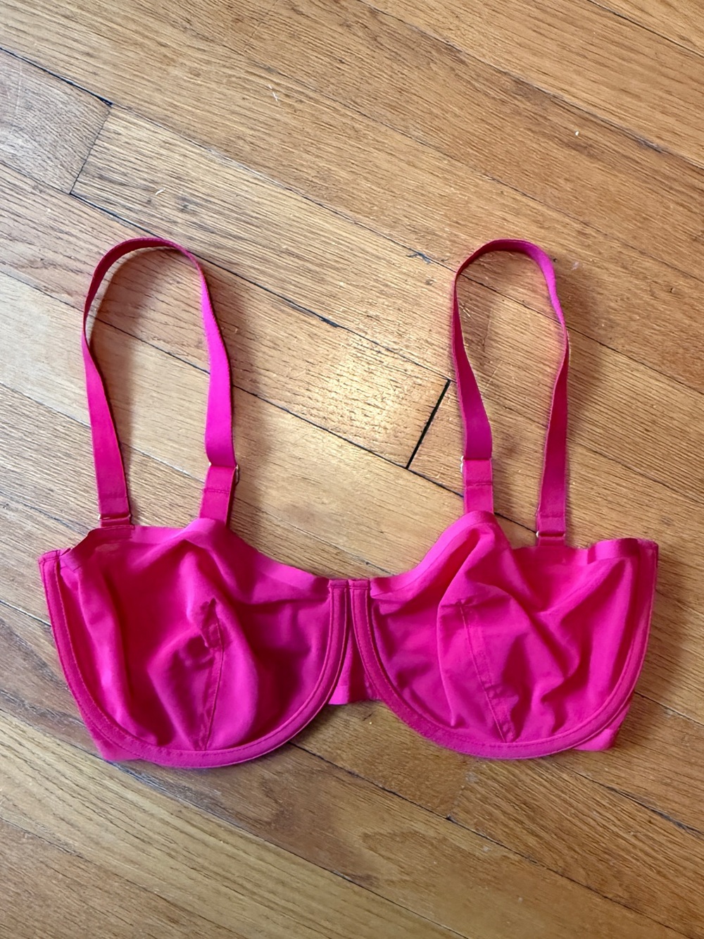 CUUP Sheer Underwire Bra in Raspberry - Picture 8 of 12
